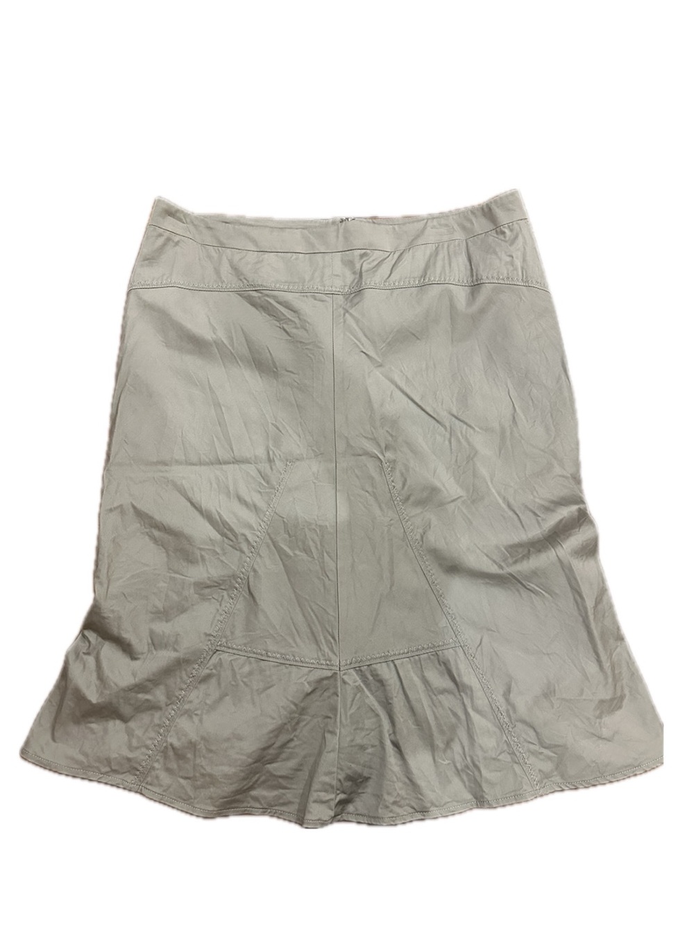 Women’s Ivory/Beige Flared Panel Skirt